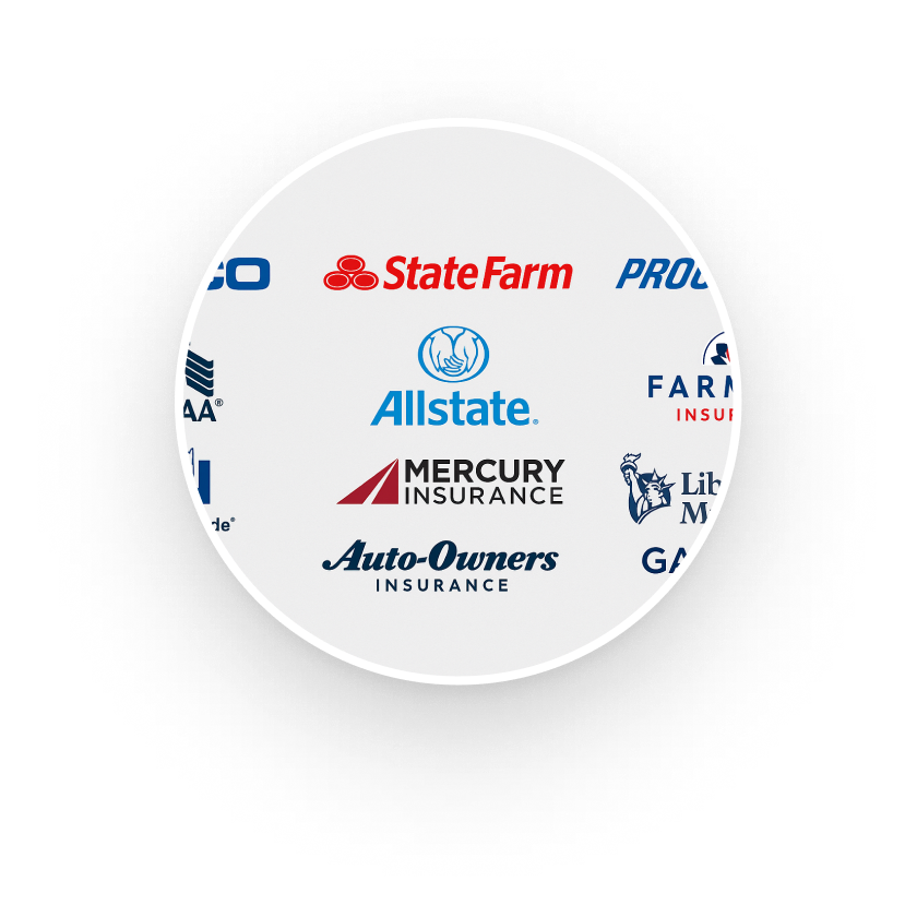 various insurance company logos