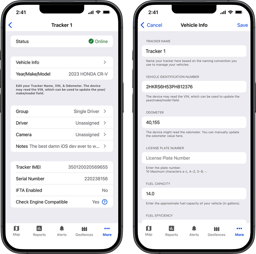 preview of Tracker Setup project