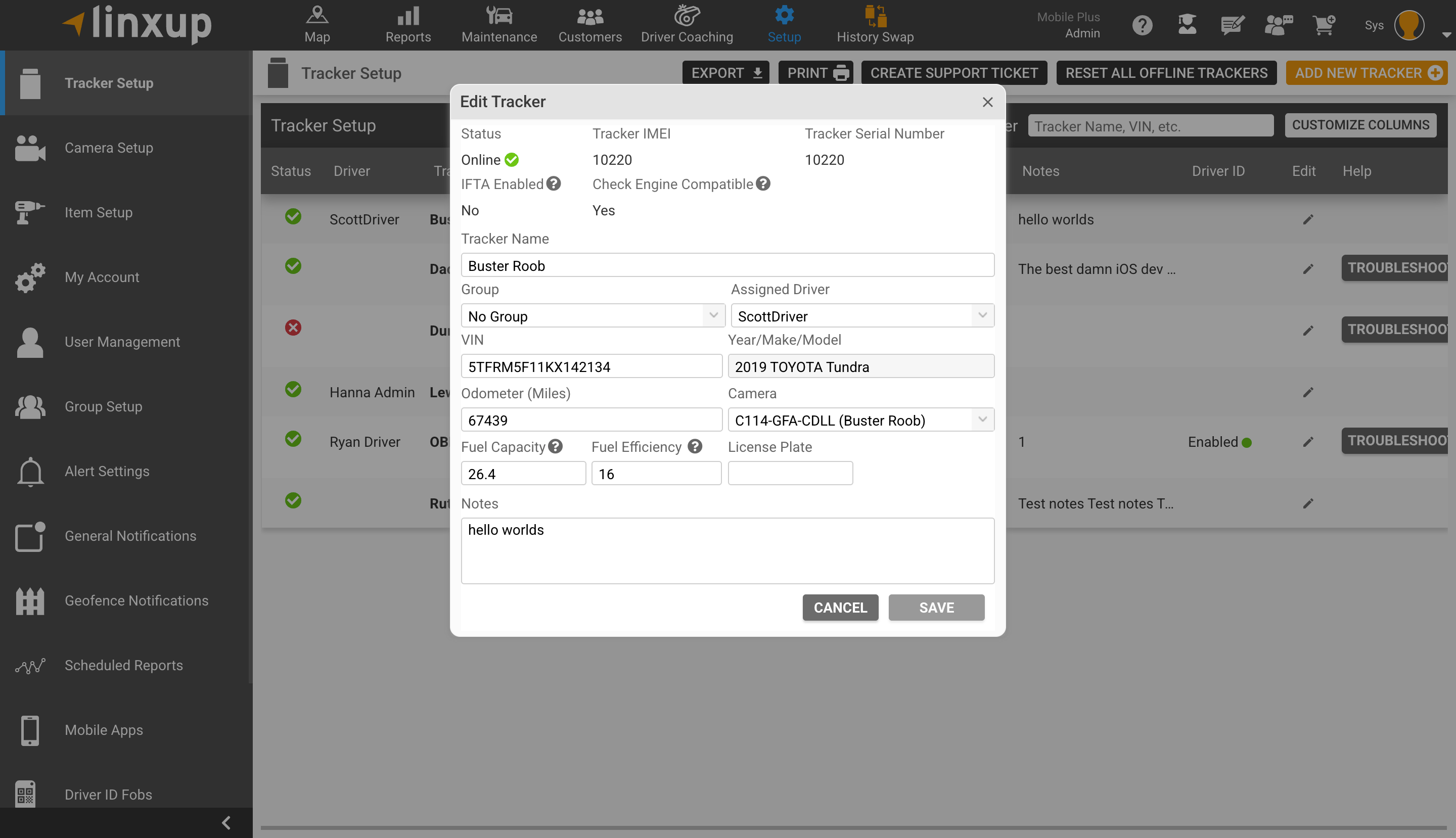 the web experience for editing devices
