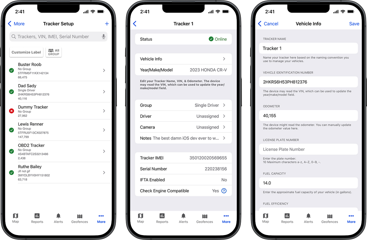 Final design of the Tracker Setup expereince